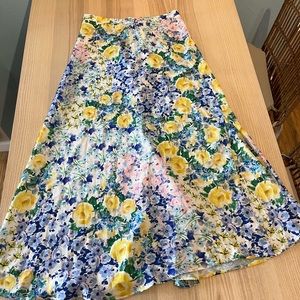 NWT Zara Floral Maxi Skirt